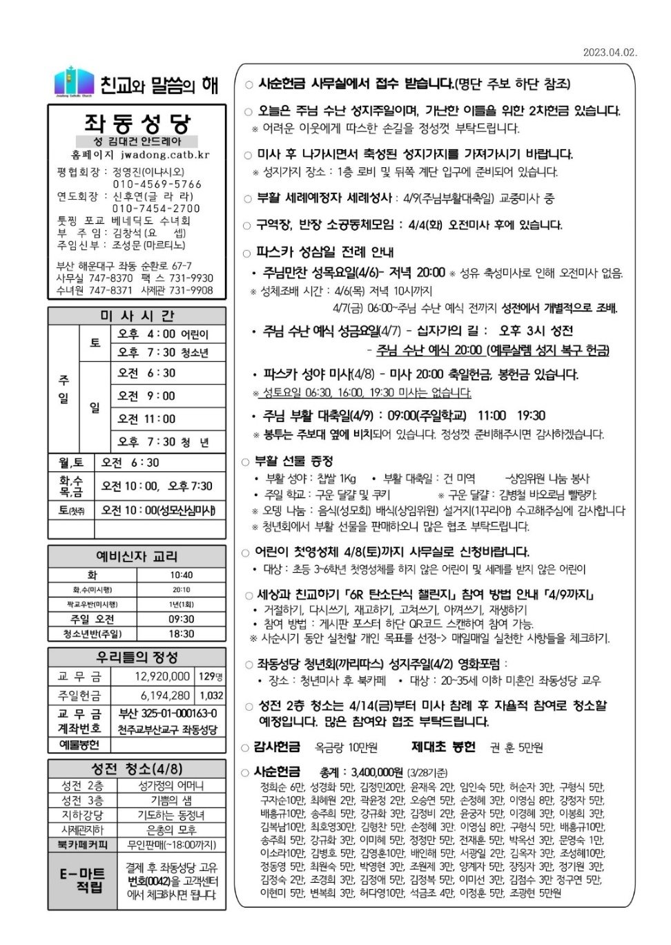 2023년 4월 2일(주님 수난 성지 주일) 본당주보.jpg