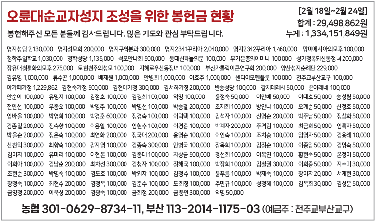 오륜대순교자성지 조성을 위한 봉헌금 현황0224.png