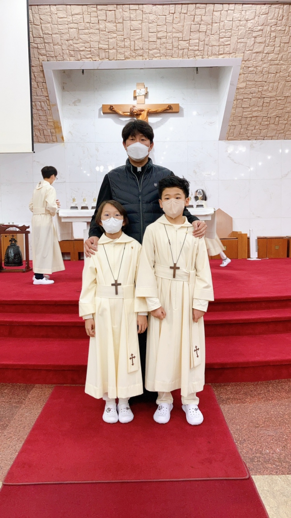주일학교 - 2022년 3월 12일 다윗복사단 입단식 당감성당