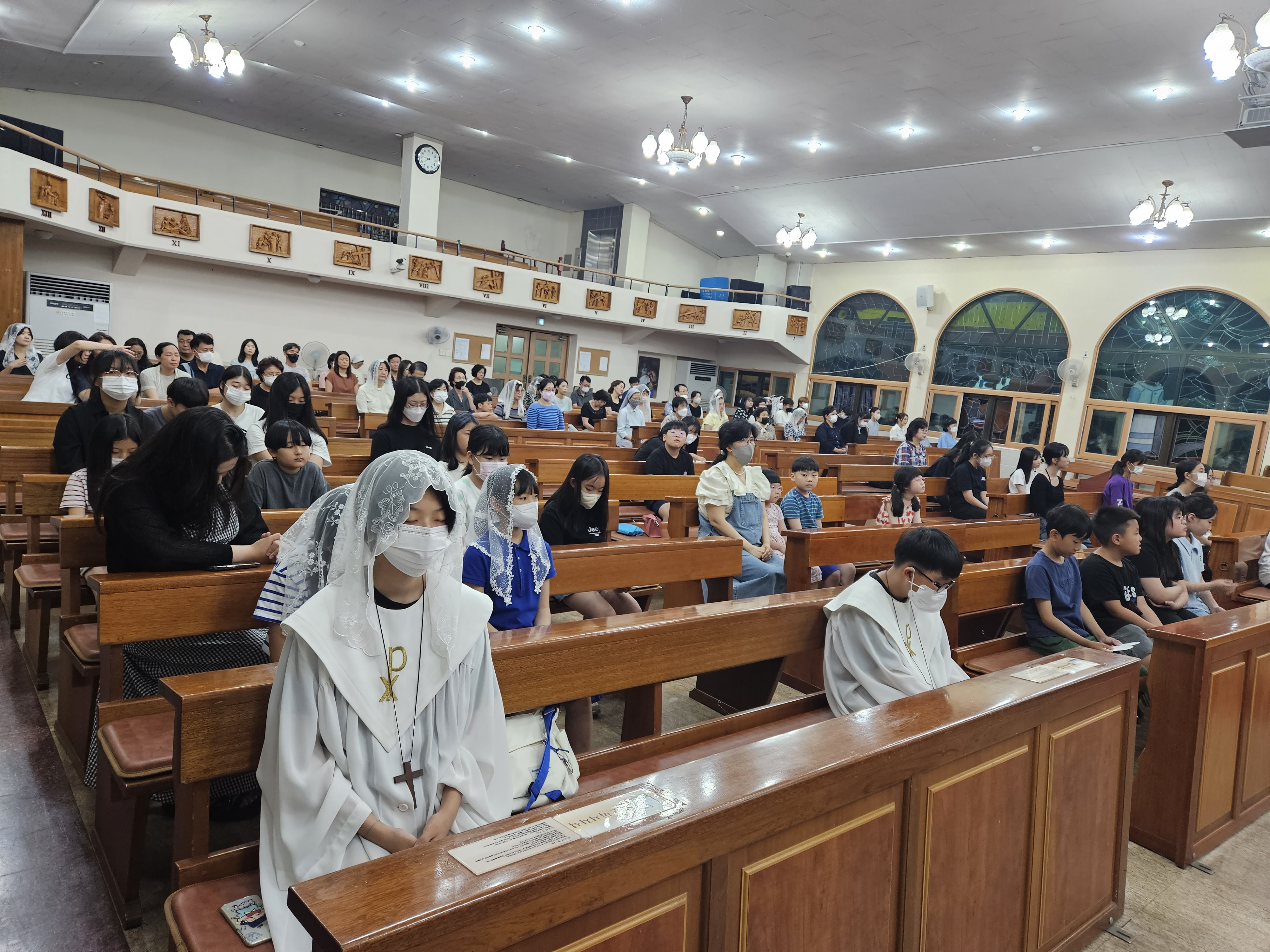 주일학교 - 2023년 8월 14일 성모승천 대축일 미사, 송창석 바오로 신부님 송별식 당감성당