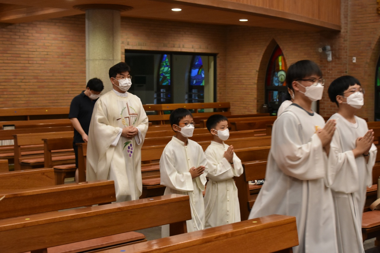 제 단체 행사 앨범 - 신입 복사단 입단식 임호성당