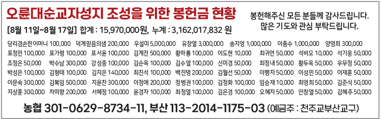 오륜대순교자성지 조성을 위한 봉헌금 현황0825.png