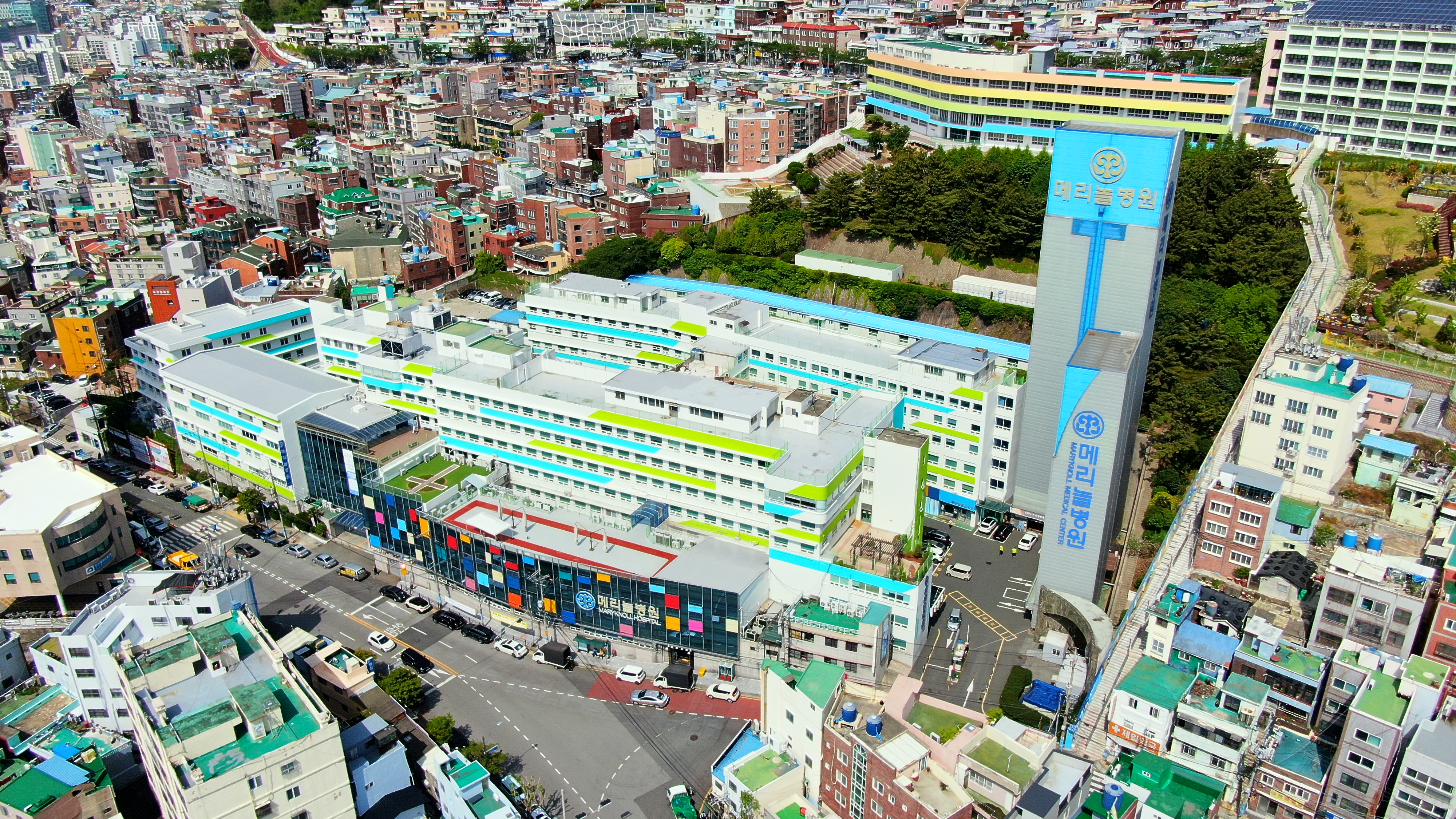 2022년 드론 메리놀병원 전경.JPG